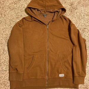 Eddie Bauer Brown Hoodie Sweatshirt